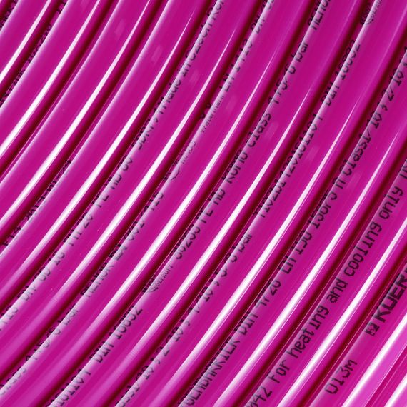 Труба для теплої підлоги з кисневим бар'єром Koer PEX-B EVOH 16*2,0 (pink) (240 м) (KR2828) | Зображення 2