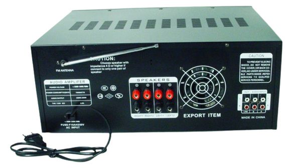 Підсилювач UKC AV-747BT караоке Bluetooth SD/MMC чорний (3294_5143) | Зображення 2