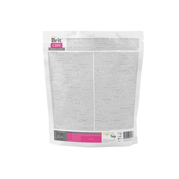 Корм сухий Brit Care Dog Grain-free Puppy для цуценят беззерновий з лососем 1 кг | Зображення 5