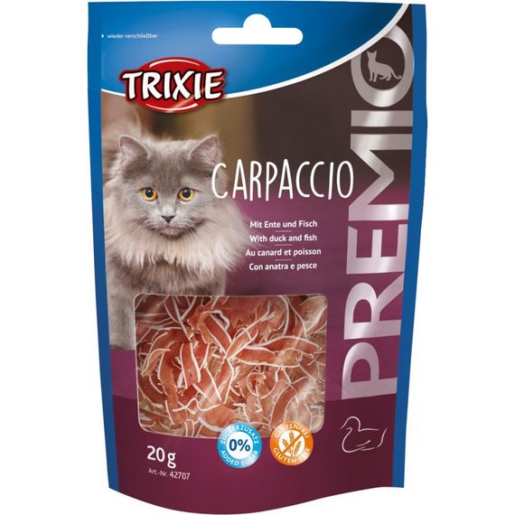 Ласощі Trixie Premio Carpaccio для котів з качкою та рибою 20 г | Зображення 2