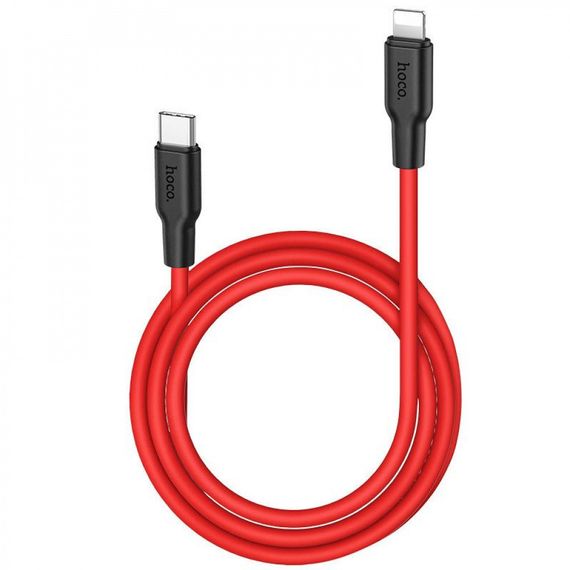 Кабель Hoco X21 Plus Silicone PD 20W Lightning (1m) | Зображення 5