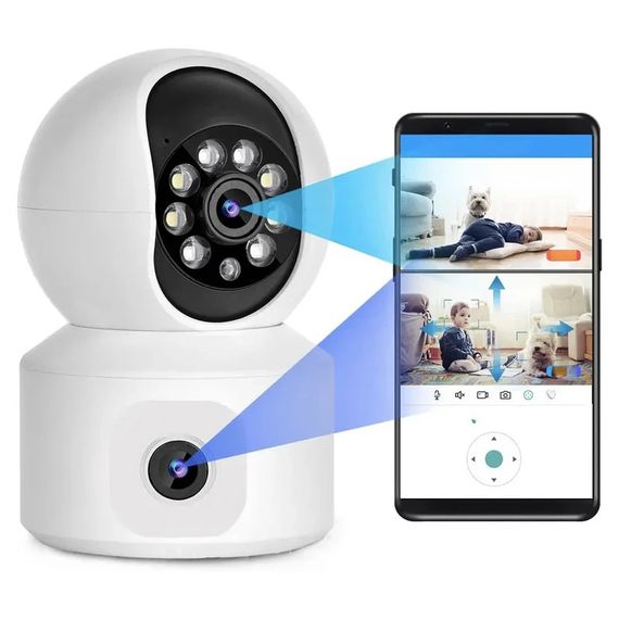 Подвійна камера відеоспостереження Wi-Fi, висока роздільна здатність 4 Мп, XPRO, DS-2CD2T47G2-L (234566878_697) | Зображення 3