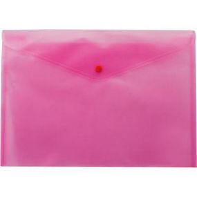 Папка - конверт Buromax А5, with a button, pink (BM.3936-10) - Топ Продаж!