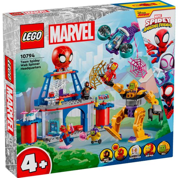 Конструктор LEGO Spidey Павутинна штаб-квартира команди Павука 10794