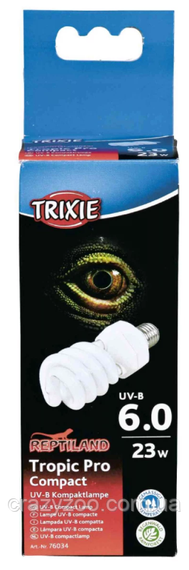 Лампа для террариума Trixie Tropic Pro Compact 6.0 23 Вт 6x15.2 см 76034