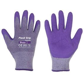 Рукавички захисні Bradas FLASH GRIP LAVENDER FULL розмір 7 RWFGLRF7