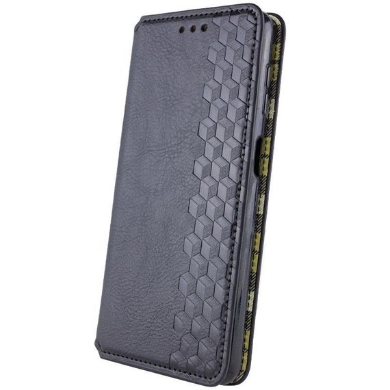 Кожаный чехол-книжка GETMAN Cubic (PU) для Samsung Galaxy A37 5G Черный | Зображення 2