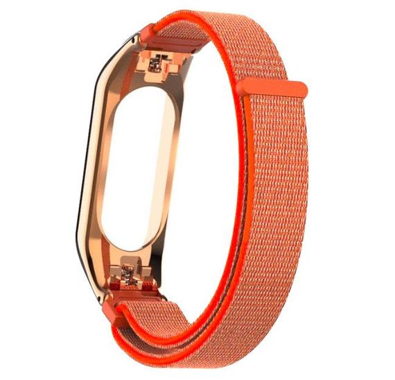Нейлоновий ремінець Primo для фітнес-браслета Xiaomi Mi Band 3 - Orange | Зображення 2