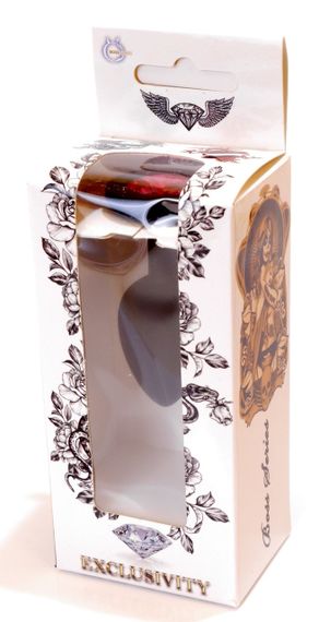 Силіконовий анальний затор Boss Series - Jewellery Black Silicon PLUG Medium Pink M, BS6400087 sexstyle | Зображення 7