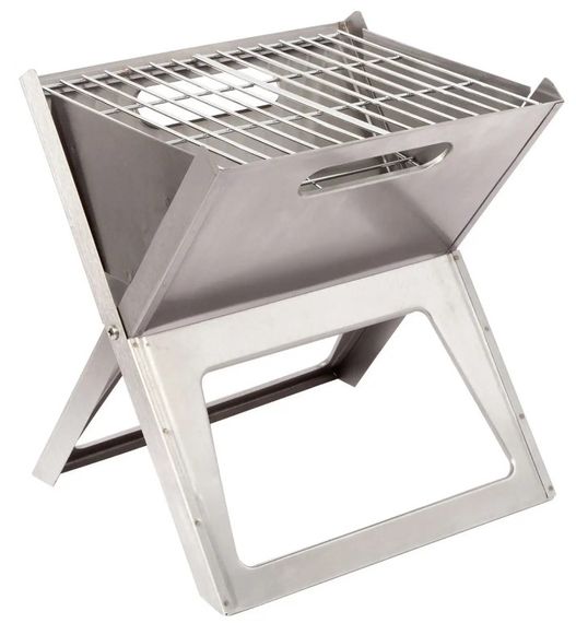 Гриль вугільний Bo-Camp Notebook/Fire Basket Compact Silver (8108347) (DAS301445)
