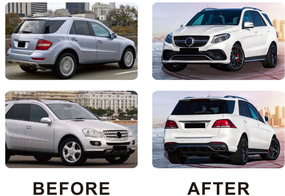 Комплект рестайлінгу в GLE63 AMG для Mercedes ML W164 2005-2011 рр
