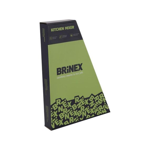 Смеситель для кухни U-образный Brinex Pure 015F U-образный  Graphite BRIPUR015FGRP | Зображення 5