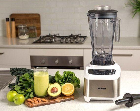 Блендер профессиональный BioChef Atlas Power Blender(Stainless Steel) - самый бесшумный супер блендер, красный | Зображення 4