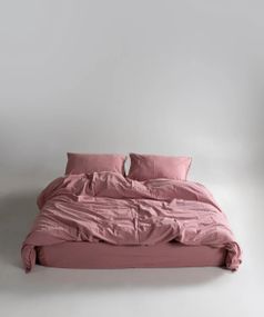 Постельное белье Limasso Stonewashed Ranforce 200 х 220 см Old Rose