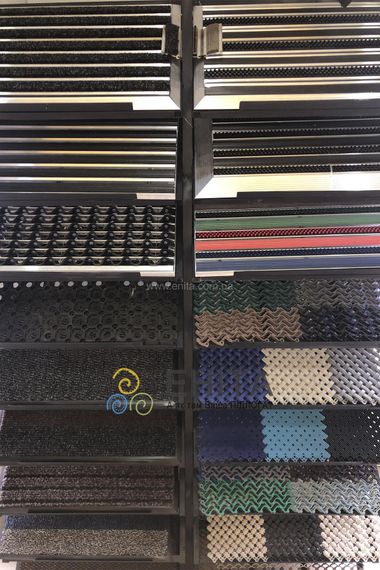 Придверна решітка Оптіма Гума + Щітка 0,6м. | Зображення 1