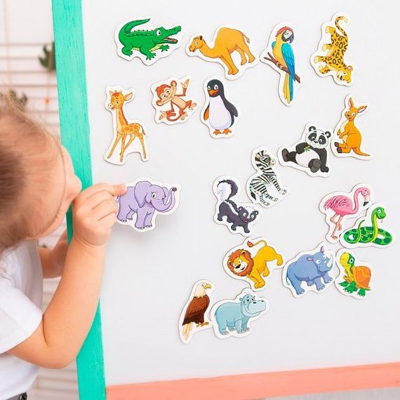 Набор магнитов Magdum "Счастливые дети Зоо" ML4031-01 EN | Зображення 2