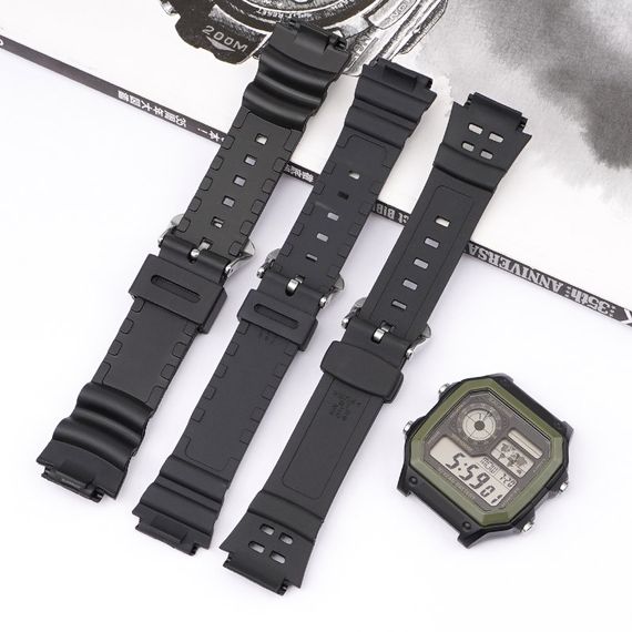 Ремешок для Casio AE-1000W Black SI SI | Зображення 1