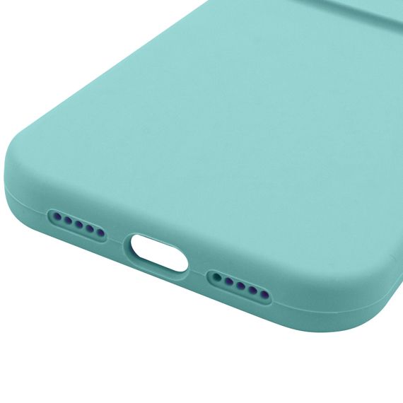 Чохол Silk Full Camera Protective (AA) NO LOGO для Apple iPhone 17 Pro (6.3") Бірюзовий / Marine Green | Зображення 3