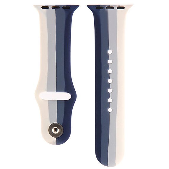 Силиконовый ремешок Rainbow для Apple watch 38mm / 40mm