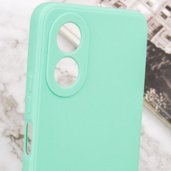 Силіконовий чохол Candy Full Camera для Oppo A58 4G Зелений / Menthol | Зображення 4