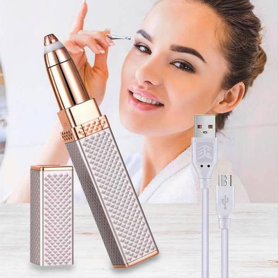 Эпилятор триммер 2в1 Electric Finishing Touch Розовый