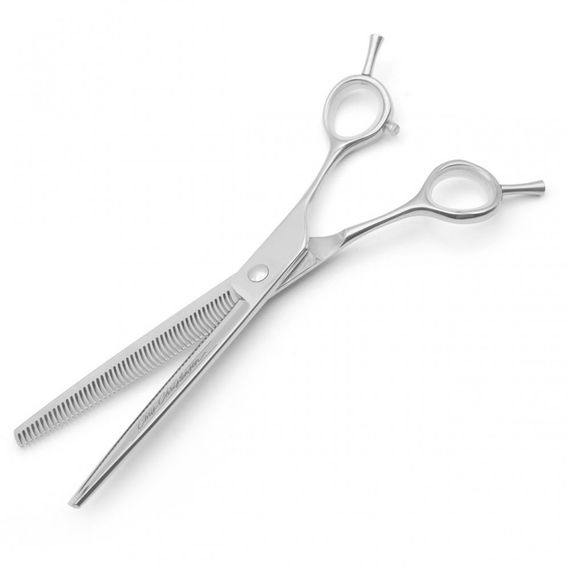 Ножиці  Chris Christensen Adalynn Rose для грумінгу  7 дюймів широкі  срібні | Зображення 1