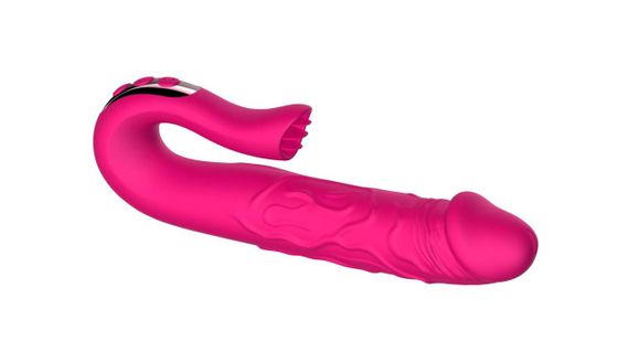 Вібратор - Realistic Tongue Stimulating Dildo Vibrator Sex Aura | Зображення 4