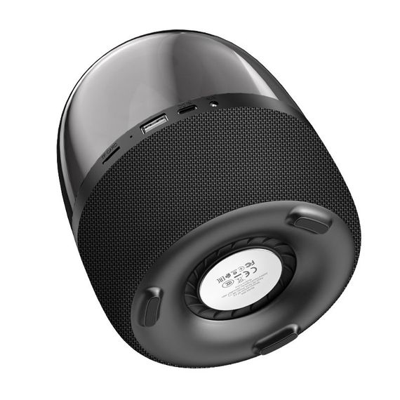 Bluetooth Колонка Borofone BP8 Glazed colorful luminous Чорний | Зображення 2