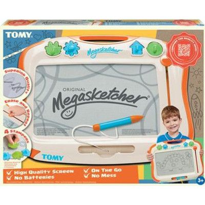 Набор для творчества Megasketcher доска магнитная для рисования, бело-оранжевый. (T6555) - Топ Продаж! | Зображення 1