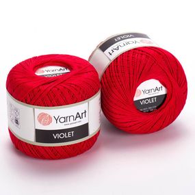 Пряжа YarnArt Violet номер цвета 6328 хлопок пряжа ярнарт виолет
