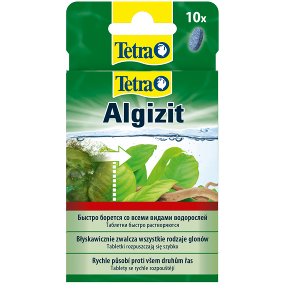 Засіб Tetra Algizit проти водоростей в акваріумі 10 таблеток на 200 л