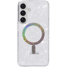 Чехол TPU Eclipse Sparkle (MagFit) для Samsung Galaxy S25 / S24 Clear