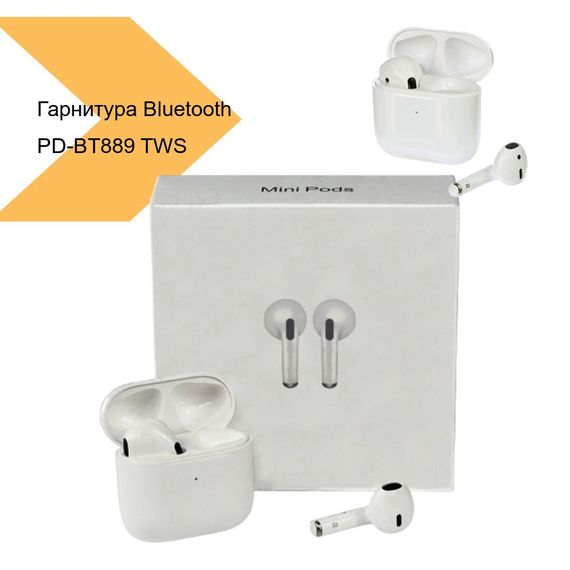 Bluetooth гарнитура Remax Proda TWS PD-BT889 білий XPRO (MAW-43808_719) | Зображення 1