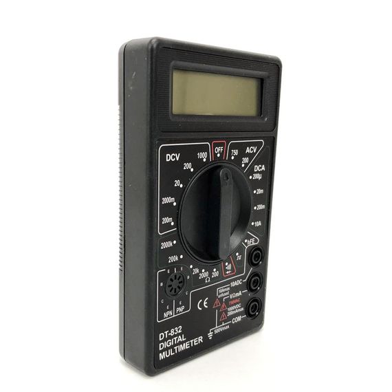 Мультиметр амперметр Digital DT-832 | Мультиметр для автомобиля | GO-521 Электронный мультимет | Зображення 6