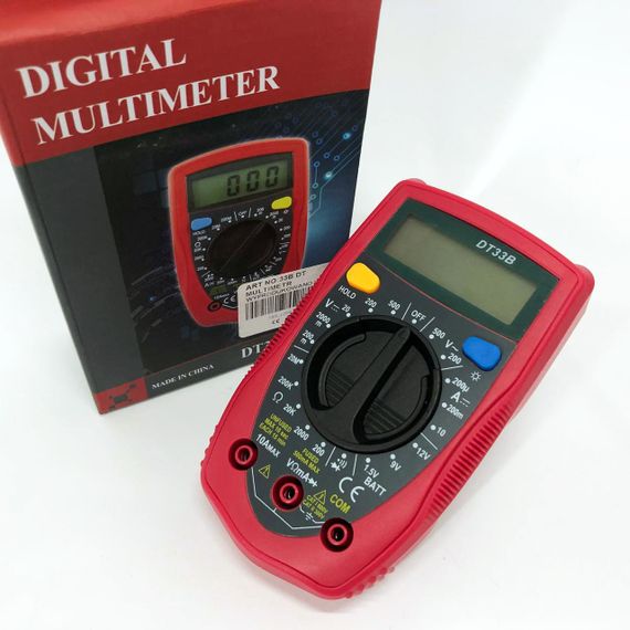 Цифровий Мультиметр 33 B DT DIGITAL струмові кліщі тестер, амперметр мультиметр, тестер напруги | Зображення 2