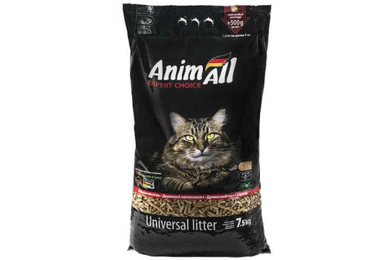 Наповнювач деревинне всмоктуючий для котів AnimAll 3 кг | Зображення 3