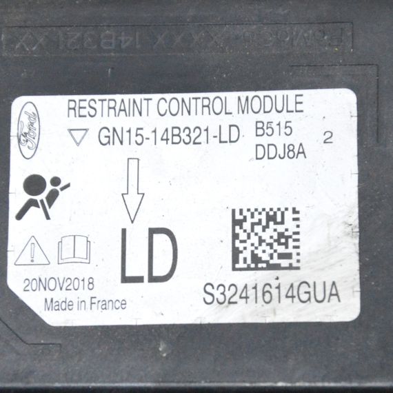 Блок керування подушками безпеки Ford EcoSport 2013-2019 Модуль подушки безпеки Форд GN1514B321LD | Зображення 1