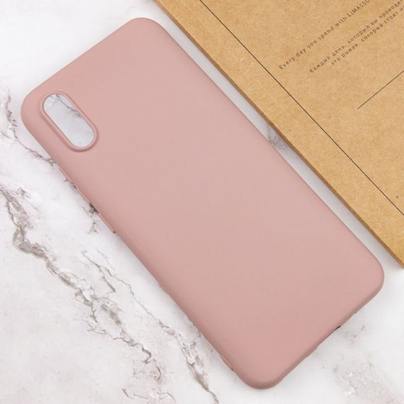 Чохол Silicone Cover Lakshmi (AA) для Xiaomi Redmi 9A Рожевий / Pink Sand | Зображення 3