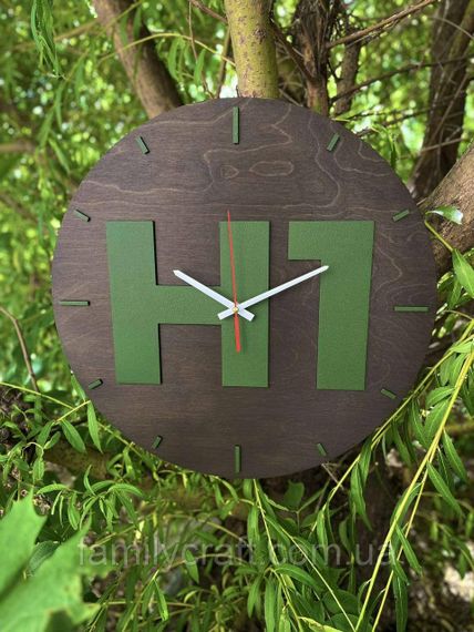 Настінний годинник з логотипом компанії Корпоративний подарунок тематичний брендований годинник | Зображення 1