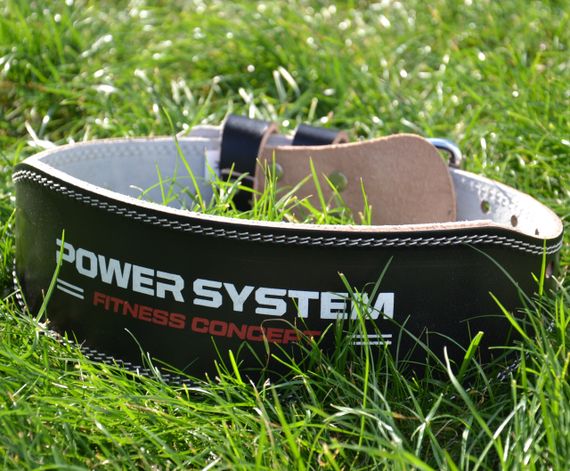Пояс для важкої атлетики Power System PS-3100 Power шкіряний Black M | Зображення 3