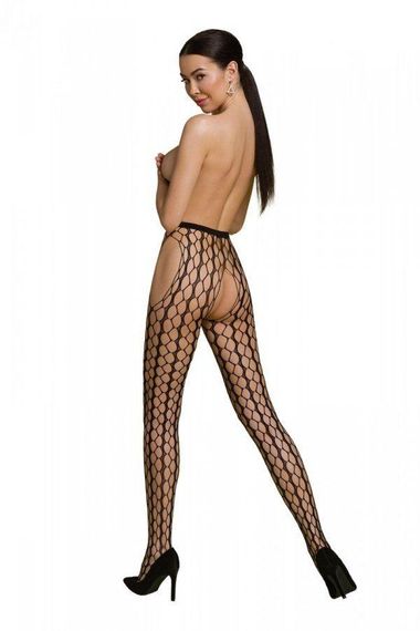 Эротические колготки-бодистокинг Passion ECO S007 black sexstyle | Зображення 1