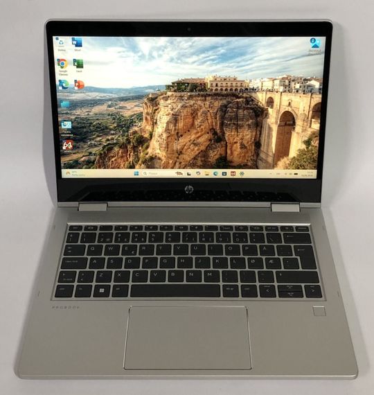 Ультрабук-трансформер HP ProBook x360 435 G10 / 13.3" (1920x1080) IPS Touch / AMD Ryzen 3 7330U (4 (8) ядра по 2.3 - 4.3 GHz) / 16 GB DDR4 / 256 GB SSD / AMD Radeon RX Vega 6 Graphics / WebCam / Win 11 Pro б/в + Подарунок Накопичувач Kingston 64 ГБ | Зображення 1