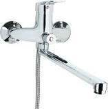 Змішувач SM d40мм для ванної гусак прямий 350мм дивертор вбуд.картрідж Tau