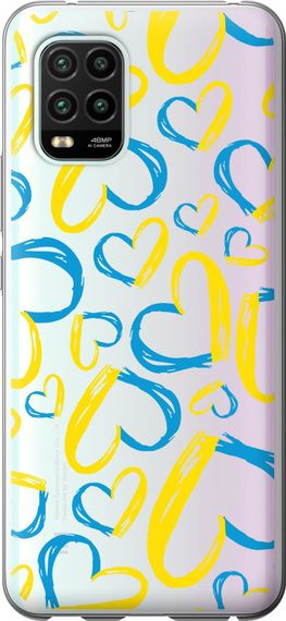 Чехол на Xiaomi Mi 10 Lite Сердца UA "5292u-1924-17620"