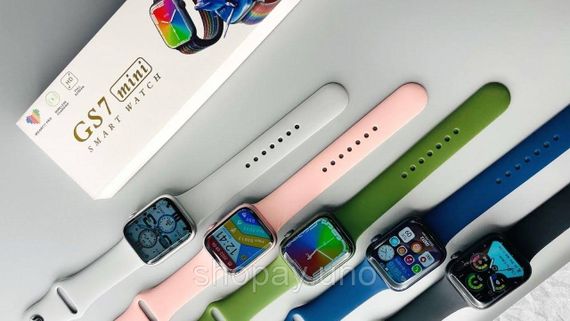 Смарт-часы Smart Watch GS7 MINI 41 мм, Фитнес часы с тонометром и пульсоксиметром