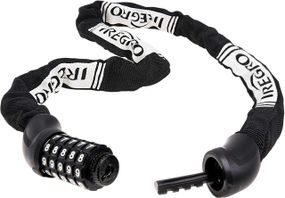 Цепной велосипедный замок Iregro с кодом 90 см, стальной, кодовый замок для электросамоката, мотоцикла, байка