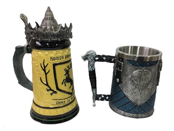 Подарунковий набір Кухоль Game Of Thrones House Герб Баратеонів Гра Престолів і King In The North | Зображення 1