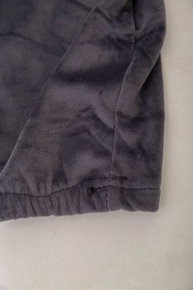 Спортивные штаны велюровые женские на флисе  -уценка, цвет серый, 238R58649-U | Зображення 5