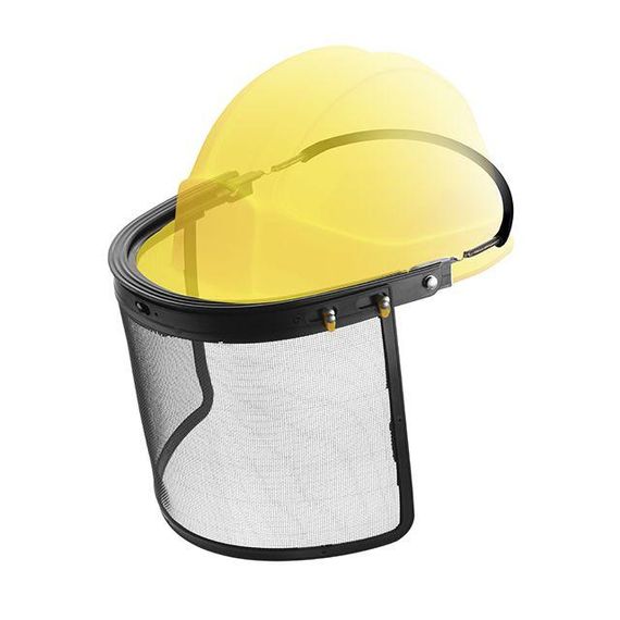 Екран захисний для обличчя, сітка, кріплення на каску INTERTOOL SP-0035