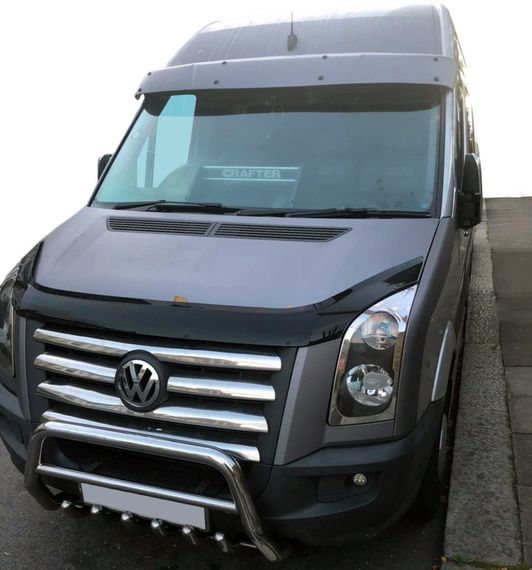 Кенгурятник WT004 (нерж) 60мм, без надписи для Volkswagen Crafter 2006-2017 гг | Зображення 1